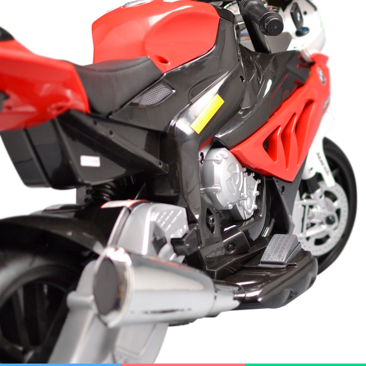 Moto Elétrica Infantil BMW S1000RR 12V Com Rodinha P Crianças De 3