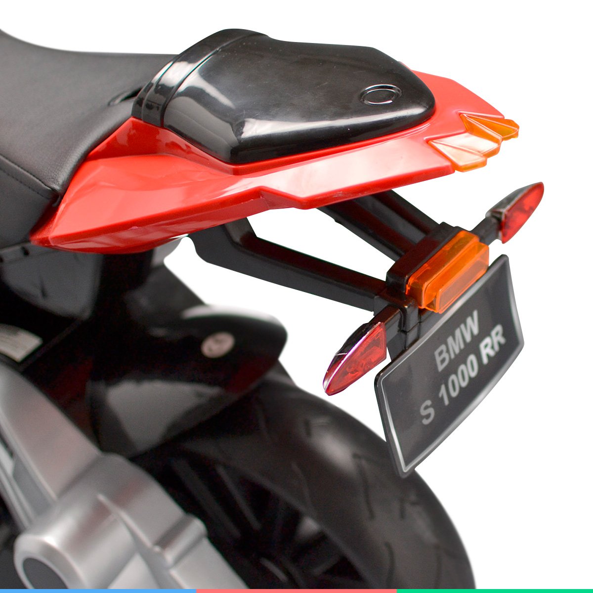 Moto Elétrica Infantil Bmw Esportiva Vermelho E Preto 12v