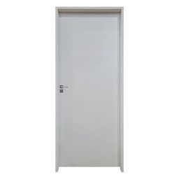 Kit Porta de Madeira 210x82cm Batente 11cm Lisa Primer Uniportas - 2