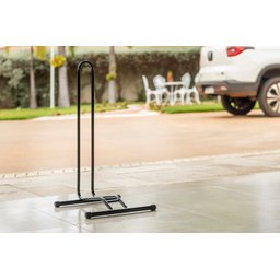 Suporte de Bike Bicicleta de Apoio para Chao em Aco Compativel com Aros 26 a 29 Resistente - 5