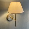 Kit 2 Arandelas de Parede Dourado para Decoração Sala, Quarto, Lavabo, Corredor com Cúpula Bege - 2
