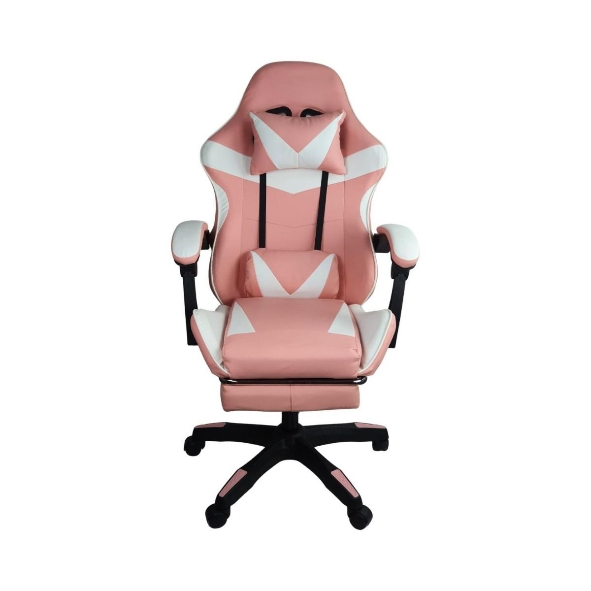 Cadeira Gamer Stillus Ergonômica com Apoio para Os Pés - Rosa - 10