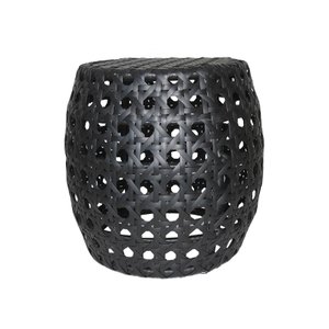 Puff Garden Colméia:Preto Liso