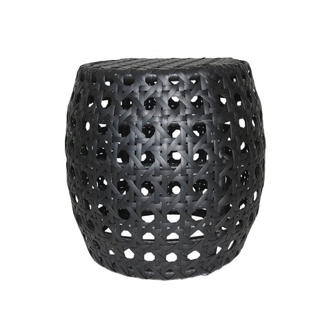 Puff Garden Colméia:Preto Liso