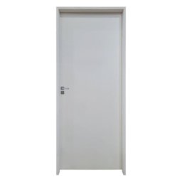 Kit Porta de Madeira 210x62cm Batente 7,5cm Lisa Primer Uniportas Abertura Direita - 2