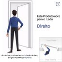 Ver imagem 5 de Kit Porta de Madeira 210x62cm Batente 7,5cm Lisa Primer Uniportas Abertura Direita