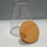 Pote Porta Mantimentos Home&co com Tampa Bambu Borossilicato 950ml 13x8x8cm Transparente - 5
