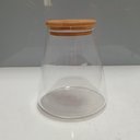 Ver imagem 2 de Pote Hermético de Borossilicato 950ml Transparente 13x8x8cm Mantimentos Cozinha