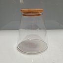 Ver imagem 2 de Pote Porta Mantimentos Home&co com Tampa Bambu Borossilicato 950ml 13x8x8cm Transparente