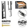 Par Corrediça Telescópica Larga 40cm Aço 1,2 Antitombamento - 1