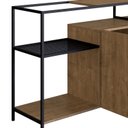 Ver imagem 5 de Aparador Buffet Estilo York Industrial 135cm 02 Portas 27898 Artesano - Vermont/preto
