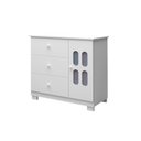 Ver imagem 3 de Cômoda Sapateira de Bebê 1 Porta 3 Gavetas Sophie