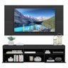Rack Suspenso Espelho Painel Tv 65'' 2 Portas Multimóveis - 4