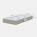 Ver imagem 4 de Colchão Solteiro e-Shop Casa D33 One Face - 17x88x188cm - Suede Bege