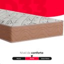 Ver imagem 6 de Colchão Solteiro e-Shop Casa D33 One Face - 17x88x188cm - Suede Bege