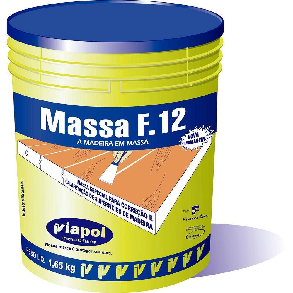 Massa Acrilica F-12 1.65 Kilos Mogno - 2336 - Fusecolor