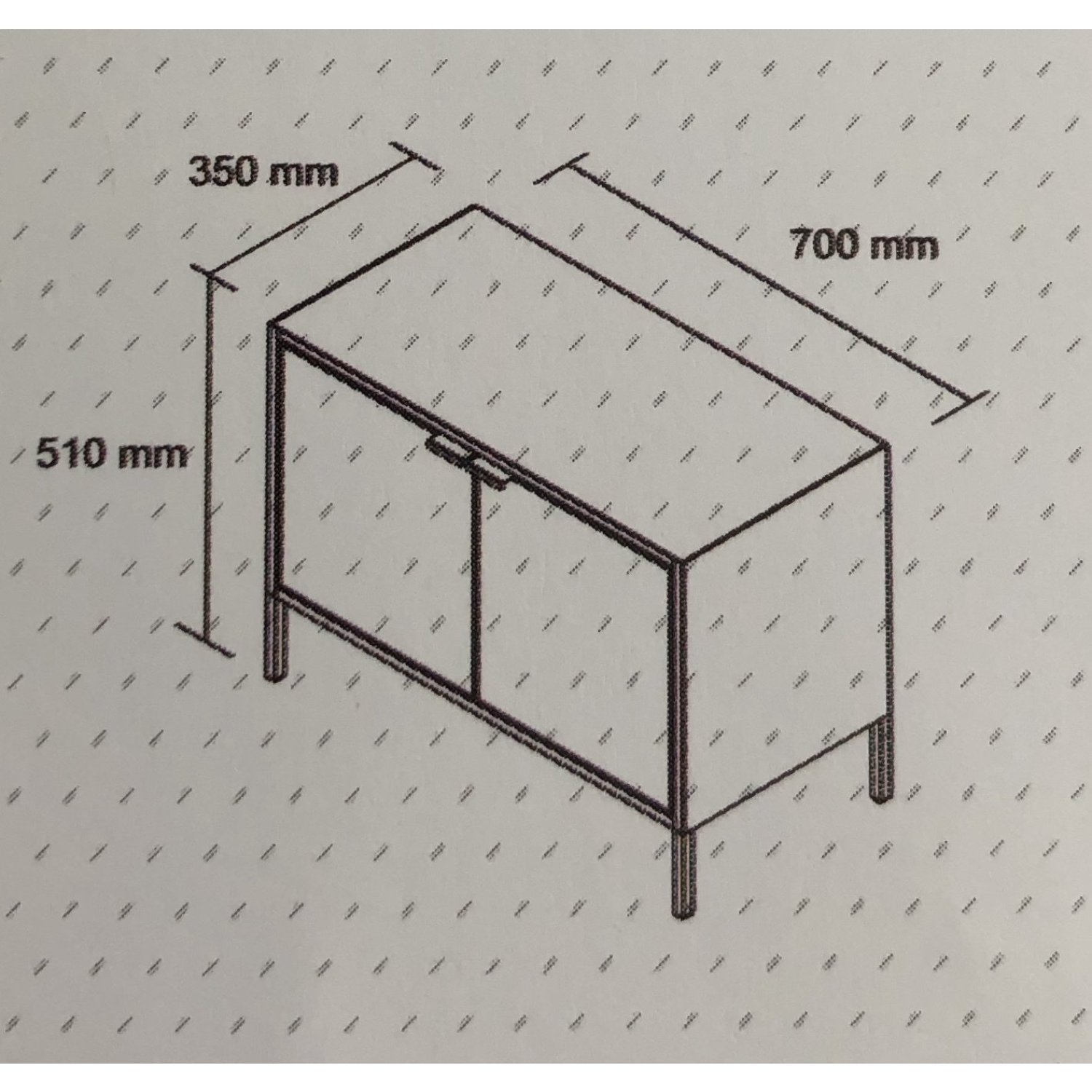 Balcão Multiuso 2 Portas 70cm Smart  - 4