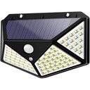 Ver imagem 1 de Luminária Externa Solar 20W Sensor de Presença Balizador 100 Leds Preto Aquilae