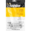 Ver imagem 3 de Chumbador com Parafuso 1/4'' x 65 mm com 2 peças Vonder