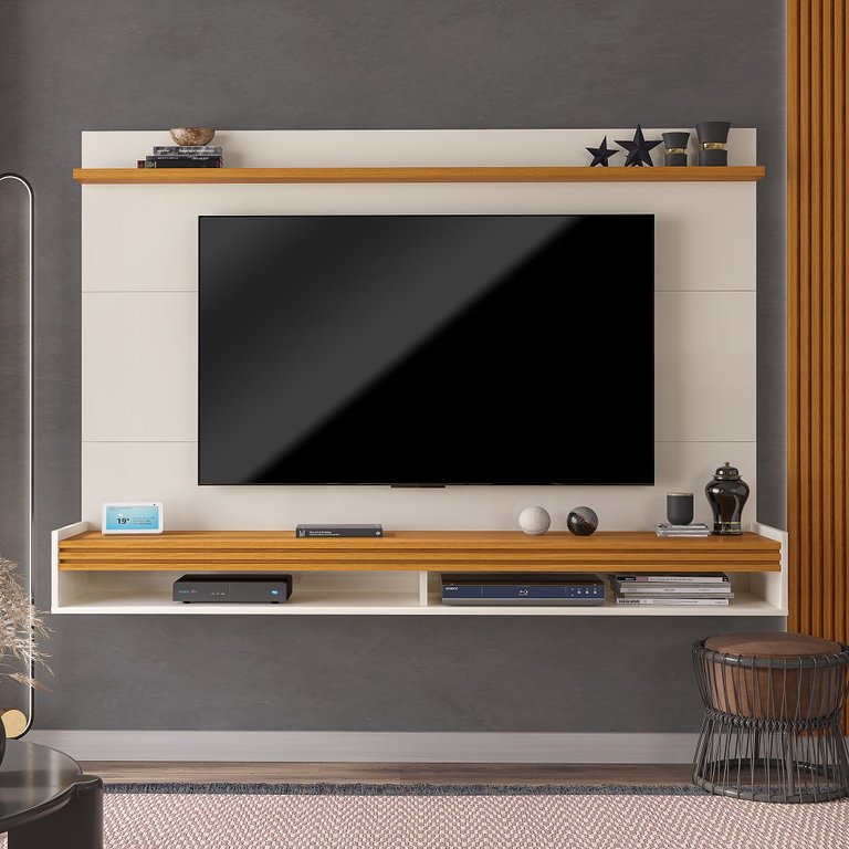 Painel para Tv até 55 Polegadas Ripado Brasil 136cm