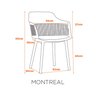 Kit 4 Cadeiras para Sala de Jantar Montreal - 3