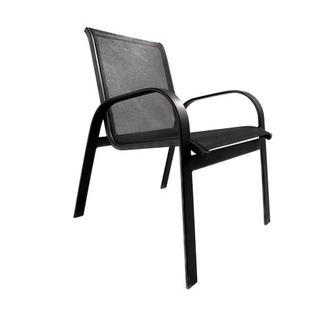 Poltrona de Tela Sling e Aluminio