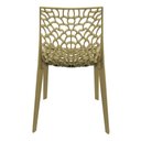 Ver imagem 5 de Kit 3 Cadeiras Gruvyer Design Cozinha Sala de Estar Jantar - Bege