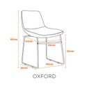 Ver imagem 3 de Kit 4 Cadeiras para Sala de Jantar Vintage Espresso Móveis