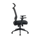 Ver imagem 4 de Kit 5 Cadeiras Escritório Presidente Ergonômica NR17 Genebra Preto