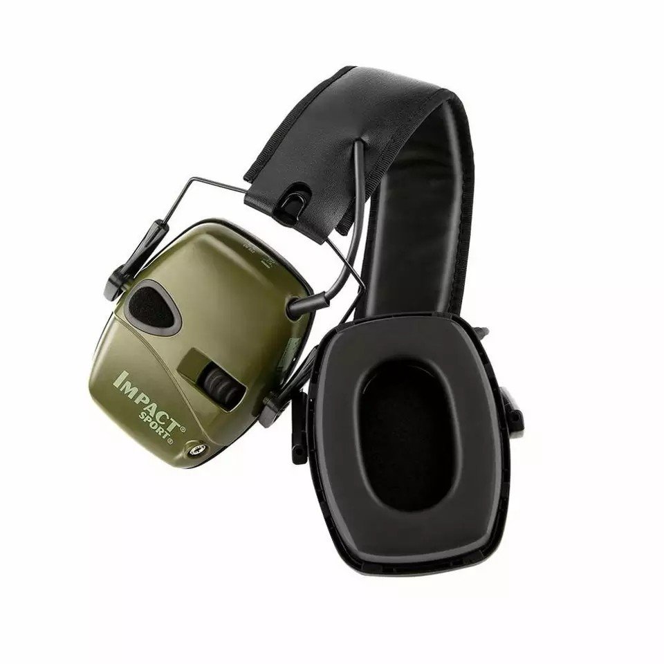 Abafador Ruido Eletrônico Fone P/ Tiro Esportivo - Preto | MadeiraMadeira