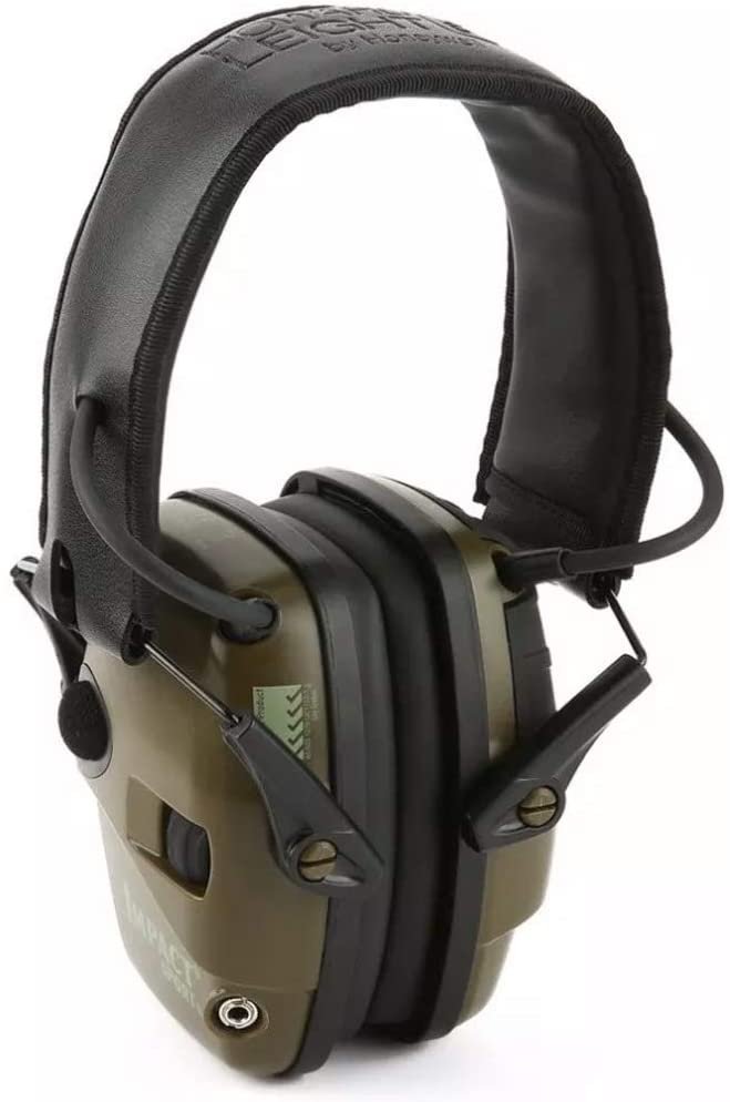 Abafador Ruido Eletrônico Fone P/ Tiro Esportivo - Preto | MadeiraMadeira