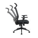 Ver imagem 6 de Kit 10 Cadeiras Escritório Presidente Ergonômica NR17 Genebra Preto