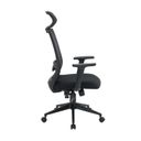 Ver imagem 4 de Kit 10 Cadeiras Escritório Presidente Ergonômica NR17 Genebra Preto