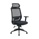 Ver imagem 5 de Kit 10 Cadeiras Escritório Presidente Ergonômica NR17 Genebra Preto