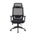 Ver imagem 2 de Kit 10 Cadeiras Escritório Presidente Ergonômica NR17 Genebra Preto