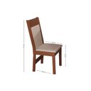 Ver imagem 6 de Conjunto Sala de Jantar Mesa Retangular Giovana com 6 Cadeiras Priscilla