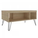 Ver imagem 4 de Sala de Estar Completa com Rack e Mesa de Centro Liberty Marrom