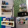 4 Estante De Livros Organizador de pelúcia Nicho Porta brinquedos Quarto Bebê Mdf 55cm - 6