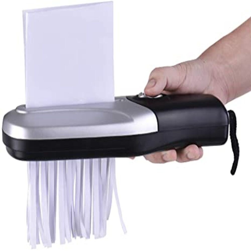 Triturador de Papel Portátil Automático Mini sem Fio - 2