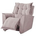 Ver imagem 3 de Poltrona da Mamãe Reclinável Carinho Veludo Rose