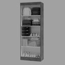 Ver imagem 4 de Armário Multiuso 2 Portas Dakar Yescasa