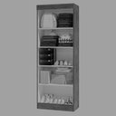 Ver imagem 4 de Armário Multiuso 2 Portas Dakar Yescasa