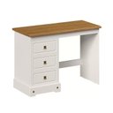 Ver imagem 4 de Conjunto 2 Peças com Escrivaninha com Tampo em Madeira Maciça e Estante Alta 100% MDF 182x81cm Smile Creme Carvalho Bege