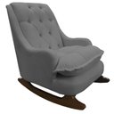 Ver imagem 2 de Kit Amamentação com Balanço Suede Cinza - Dominic Decor Lille