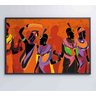 Quadro Mulheres Africanas em vestidos coloridos Decor&Quadros ART015 120x80 cm Tecido Canvas - 5