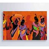 Quadro Mulheres Africanas em vestidos coloridos Decor&Quadros ART015 120x80 cm Tecido Canvas - 6