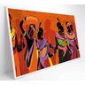 Quadro Mulheres Africanas em vestidos coloridos Decor&Quadros ART015 120x80 cm Tecido Canvas - 8