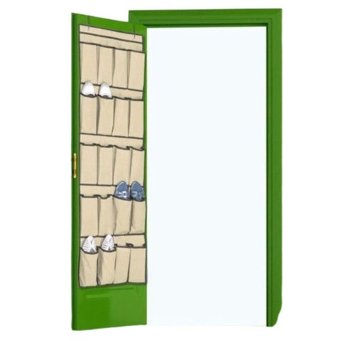 Sapateira Porta e Parede 20 Sapatos Divisorias Organizador Vertical Gigante com Capacidade 10 Pares
