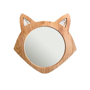 Espelho Decorativo Infantil 43x44cm Raposa