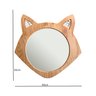 Espelho Decorativo Infantil 43x44cm Raposa - 4